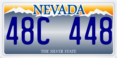 NV license plate 48C448