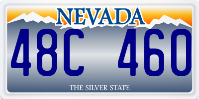 NV license plate 48C460