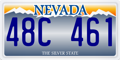 NV license plate 48C461