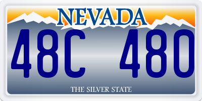 NV license plate 48C480