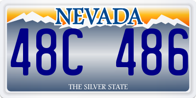 NV license plate 48C486