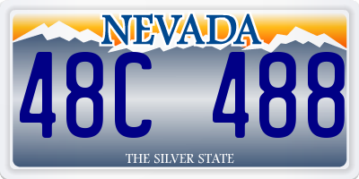 NV license plate 48C488
