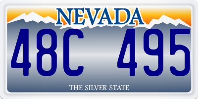 NV license plate 48C495