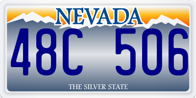NV license plate 48C506