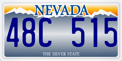 NV license plate 48C515