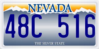 NV license plate 48C516