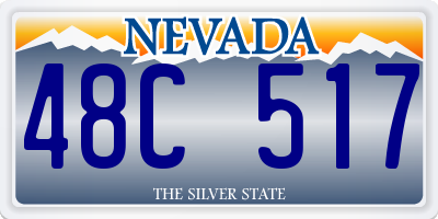 NV license plate 48C517