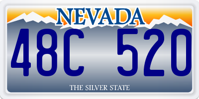 NV license plate 48C520