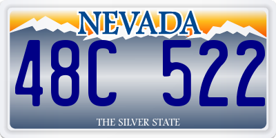 NV license plate 48C522