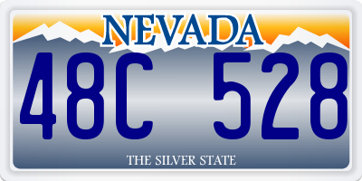 NV license plate 48C528