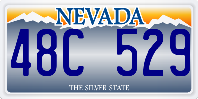 NV license plate 48C529