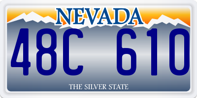 NV license plate 48C610