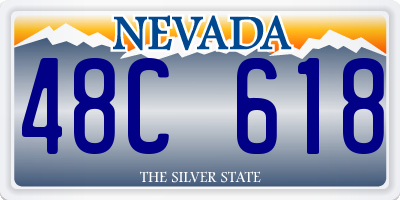 NV license plate 48C618