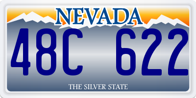 NV license plate 48C622