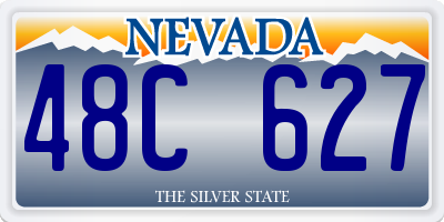 NV license plate 48C627