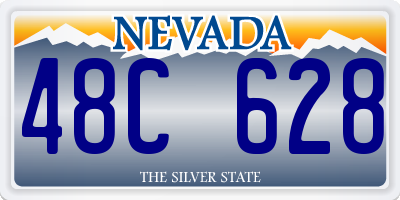 NV license plate 48C628