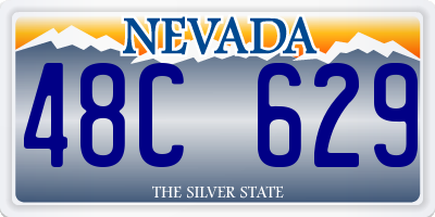 NV license plate 48C629