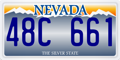 NV license plate 48C661