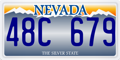 NV license plate 48C679