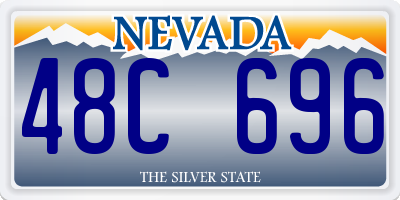NV license plate 48C696