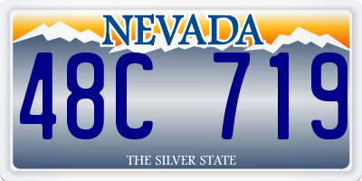 NV license plate 48C719