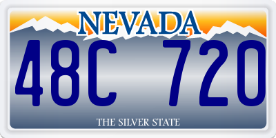 NV license plate 48C720