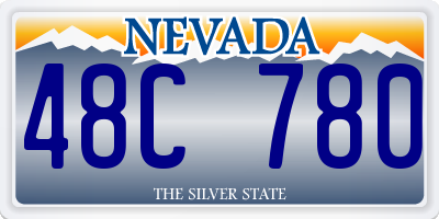 NV license plate 48C780