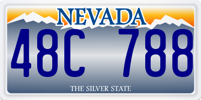 NV license plate 48C788