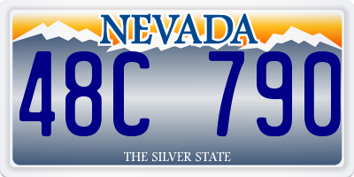 NV license plate 48C790