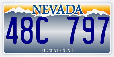 NV license plate 48C797