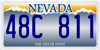 NV license plate 48C811