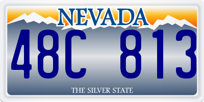 NV license plate 48C813