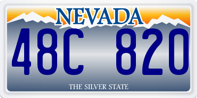 NV license plate 48C820