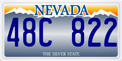 NV license plate 48C822