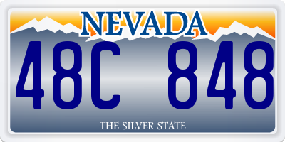 NV license plate 48C848