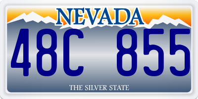 NV license plate 48C855