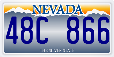 NV license plate 48C866