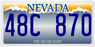 NV license plate 48C870