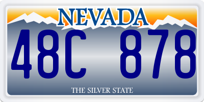 NV license plate 48C878