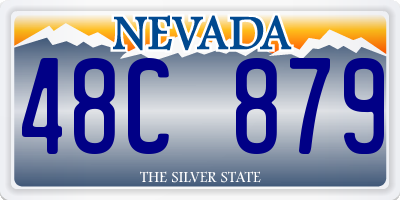 NV license plate 48C879