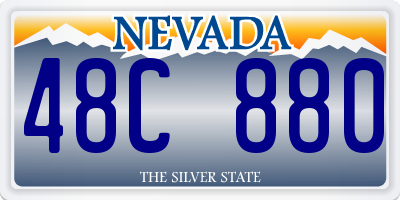 NV license plate 48C880