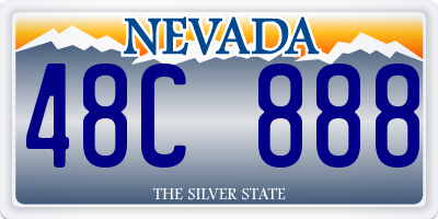 NV license plate 48C888