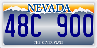 NV license plate 48C900