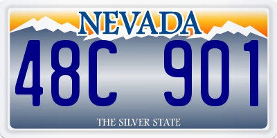 NV license plate 48C901
