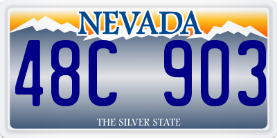 NV license plate 48C903