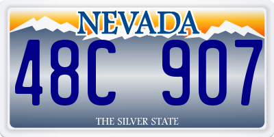 NV license plate 48C907