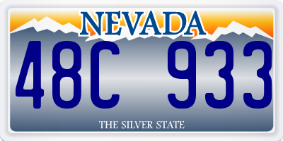 NV license plate 48C933