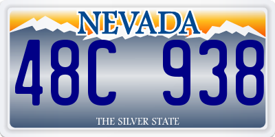 NV license plate 48C938