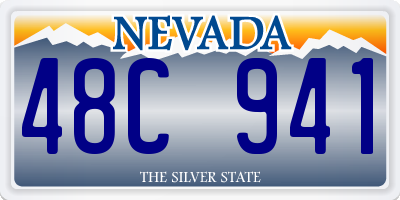 NV license plate 48C941