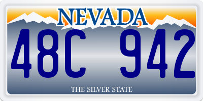 NV license plate 48C942